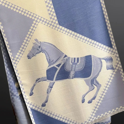 Equestrian Saddle Blanket Horse Scarf