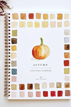 Autumn watercolor workbook