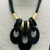 Acrylic Oval Necklace