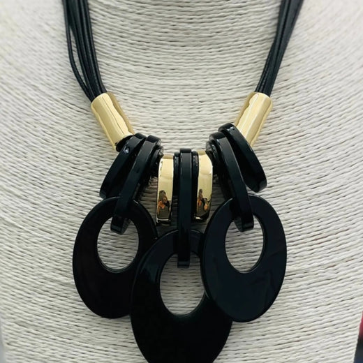 Acrylic Oval Necklace