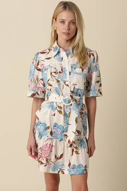 Anika Floral Belt Dress