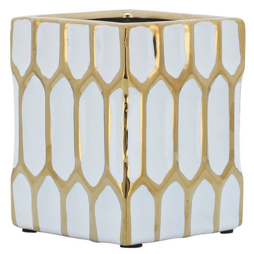 Square Design Pen Holder