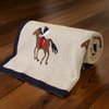 Derby Jockey Cotton Baby Blanket 