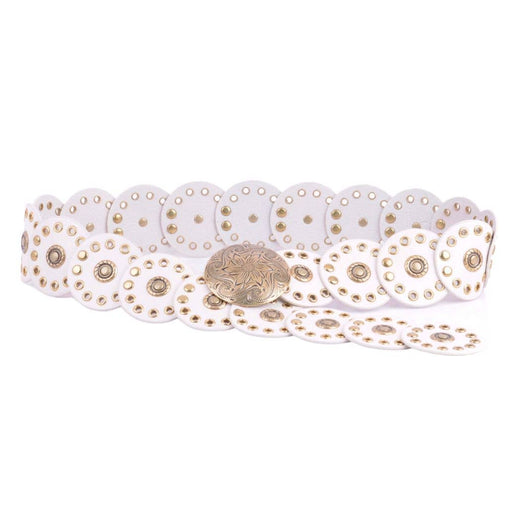 Leather Circle Caterpillar Disc Belt