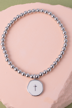 Stretch Cross Bracelet
