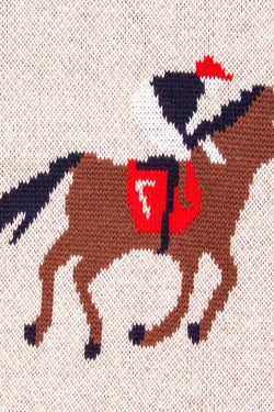 Derby Jockey Cotton Baby Blanket 