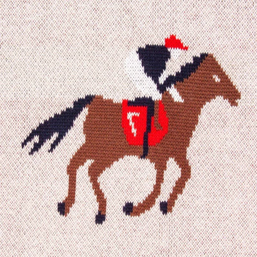 Derby Jockey Cotton Baby Blanket 