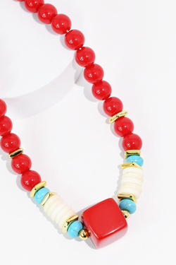 Trinket Red Necklace