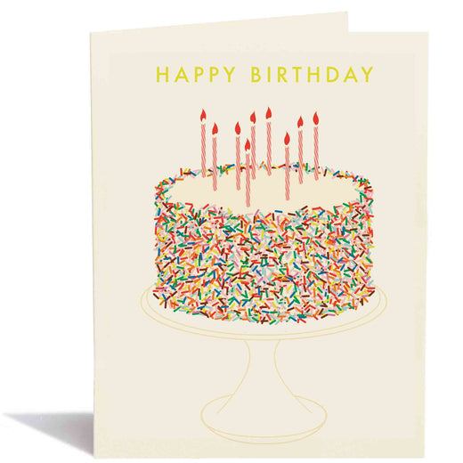 Sprinkle Cake Birthday Card