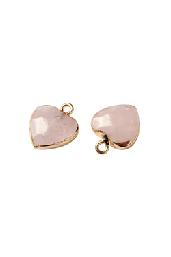 Heart Charm In Rose Gold