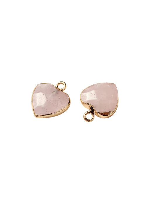 Heart Charm In Rose Gold