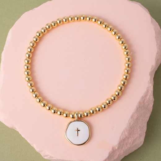 Stretch Cross Bracelet