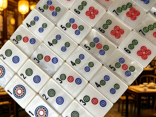 Classic Pearl Mahjong Tile Set