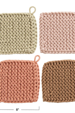 Cotton Crocheted Potholder/Trivet
