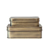 Antique Brass Metal Boxes