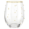 Gold Beaded Glassware