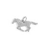 18K Gold PVD Stainless Steel Western Horse Charm