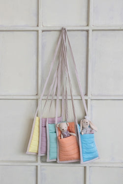 Puff Fabric Cross Body Plush Toy Holder
