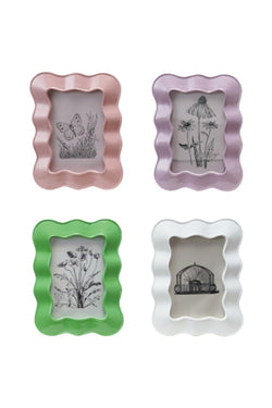 4" x 6" Resin Wavy Photo Frame