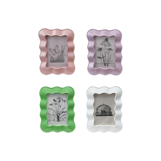 4" x 6" Resin Wavy Photo Frame