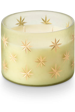 Balsam & Cedar Frosted Star Candle
