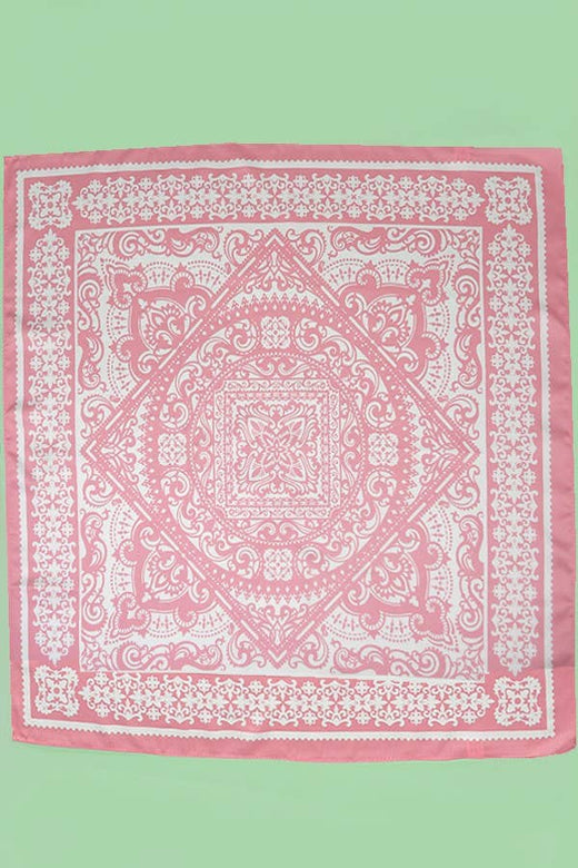 Paisley Silky Feel Bandana Scarf