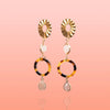 Catalina Jade + Sunstone Dangles