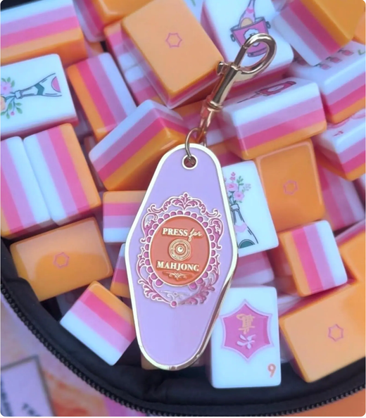 Mahjong Keychain Charm