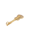Gold Glittering Guitar Charm