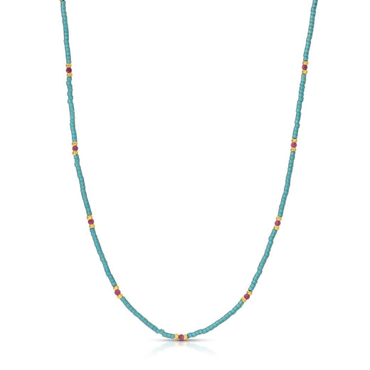Miyuki Delica Stone Necklace
