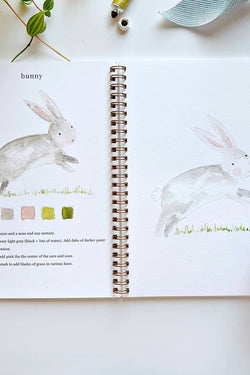 Animals Watercolor Workbook by Emily Lex