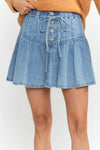 Adjustable Denim Skirt