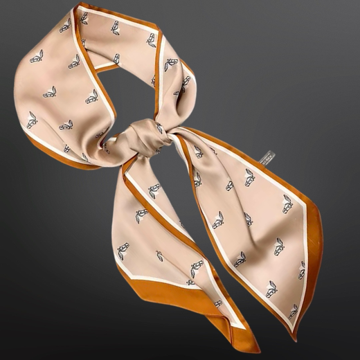Equestrian Western Horse Twilly Satin Scarf