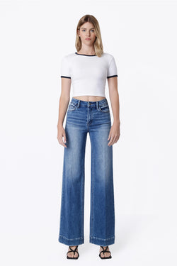 High Rise Crease Line Trouser