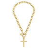 Classic Cross Toggle Necklace