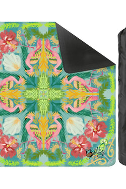 Summer Flamingo Mahjong Mat