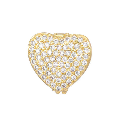 Slider Puffy Heart Charm