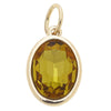 Birthstone Glass Charm