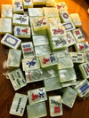 Classic Jade Mist Mahjong Tile Set