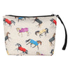 Lila Horses in Blankets  Accessory Bag