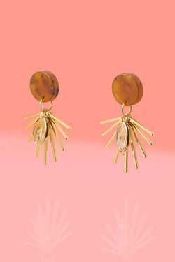Sienna Starburst Celestial Dangles