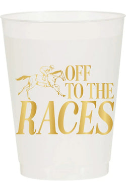 Derby Party Frosted Cups, 10 pack