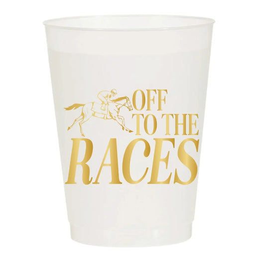 Derby Party Frosted Cups, 10 pack