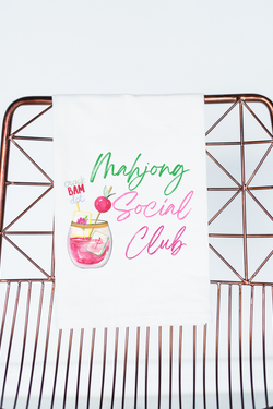 Mahjong Social Club Towel