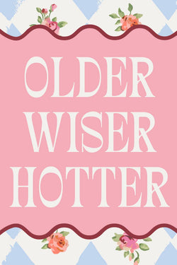 Older Wiser Hotter Cocktail Napkins