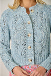 Multicolor Cable Knit Cardigan