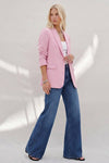 Structured Midline Singlebreast Blazer