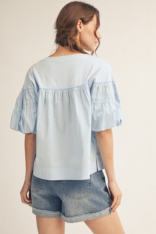 Pleat Detail Shirt