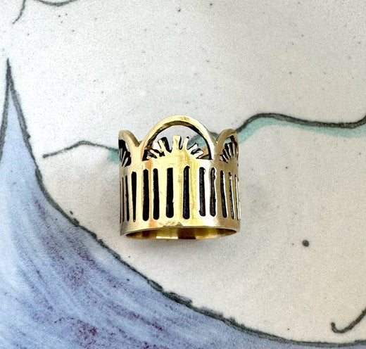 Brass Bandana Slide Ring