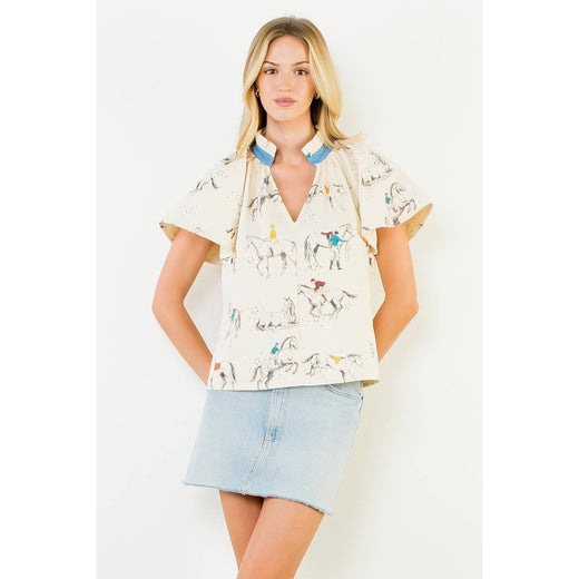 THML, Horse Print Top